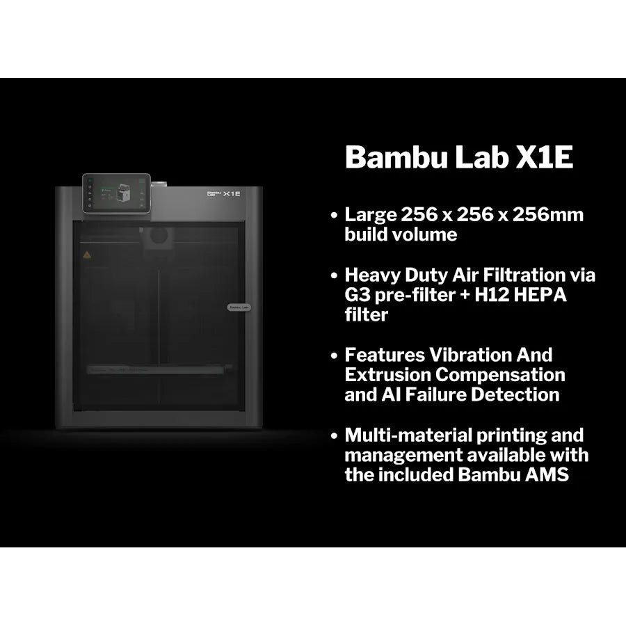 Bambu Lab X1E Combo 3D Printer (Please contact us to purchase!)