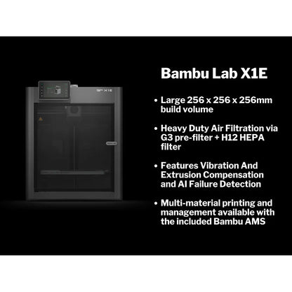 Bambu Lab X1E Combo 3D Printer (Please contact us to purchase!)