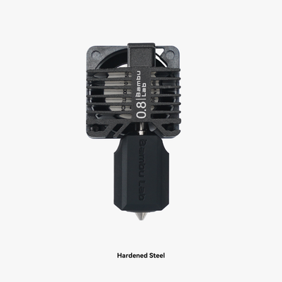 Complete hotend assembly with hardened steel nozzle -0.8mm