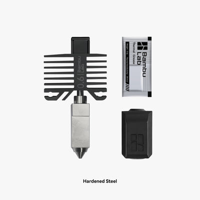 Hotend with hardened steel nozzle-0.6 mm